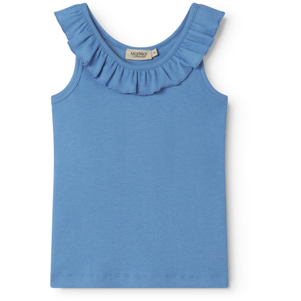 MarMar Modal Fine Rib Surf Blue Tamar Topp