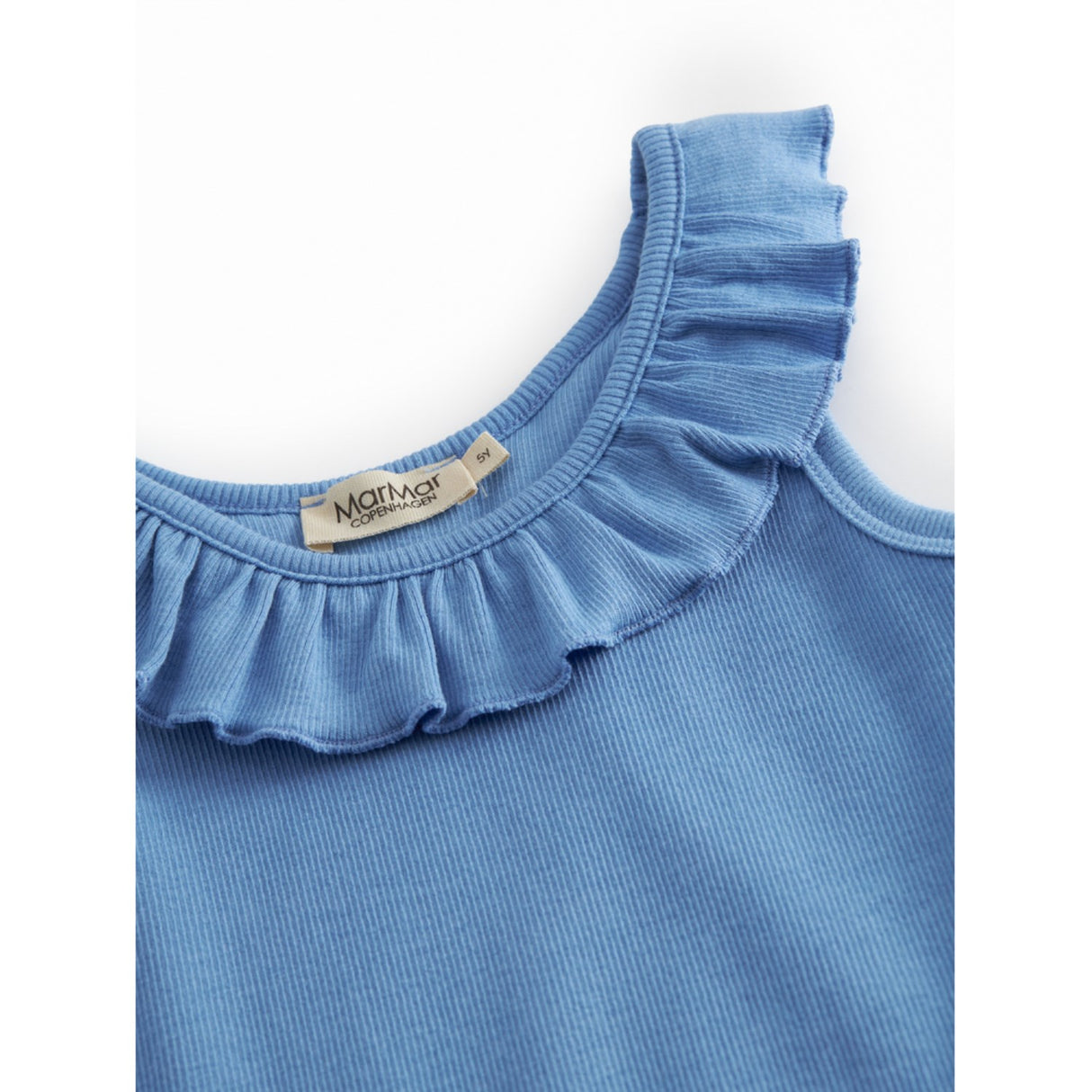 MarMar Modal Fine Rib Surf Blue Tamar Topp