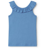 MarMar Modal Fine Rib Surf Blue Tamar Topp