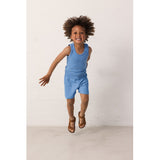 MarMar Modal Fine Rib Surf Blue Sleeveless Topp