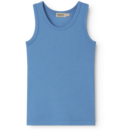MarMar Modal Fine Rib Surf Blue Sleeveless Topp