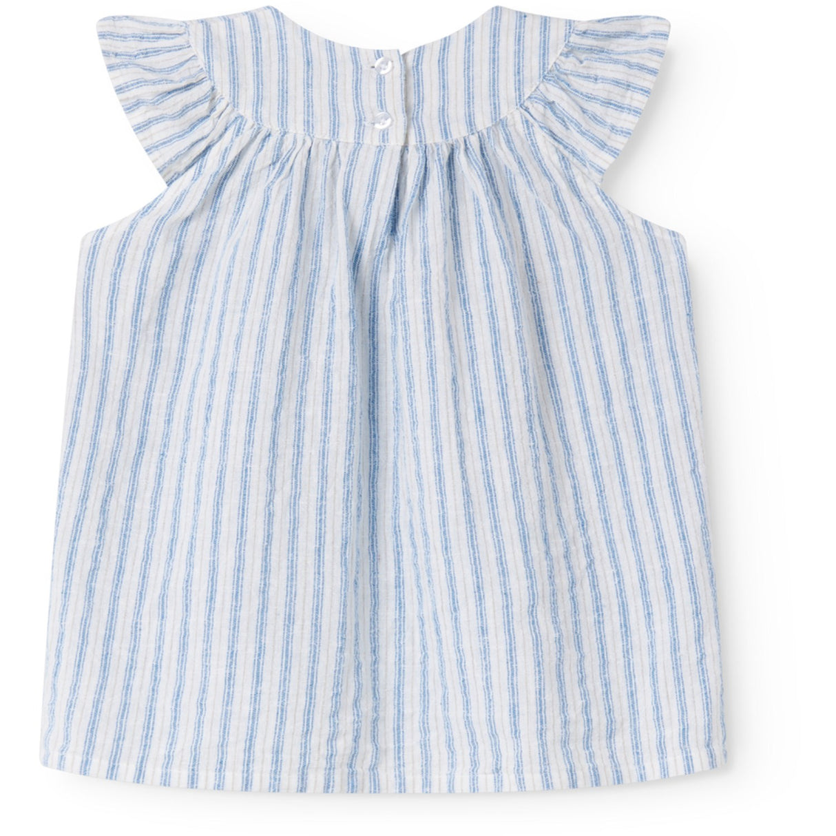 MarMar Cotton Linen Surf Blue Stripe Dhana B Klänning