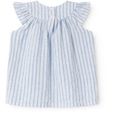 MarMar Cotton Linen Surf Blue Stripe Dhana B Klänning