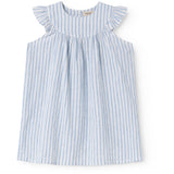 MarMar Cotton Linen Surf Blue Stripe Dhana Klänning