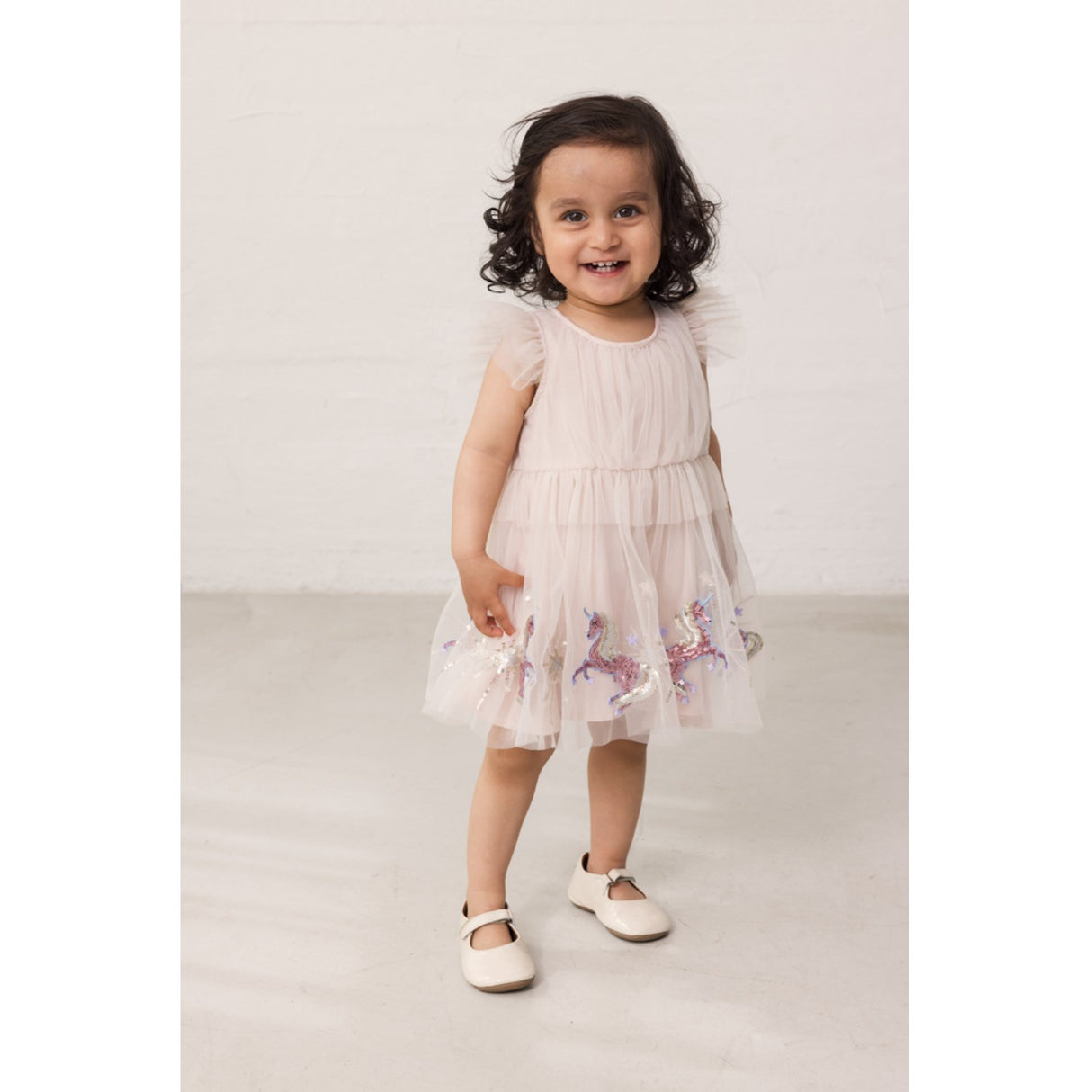 MarMar Ballerina Embroidery Unicorn Twinkle Dinne Klänning