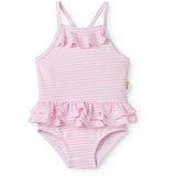 MarMar Seersucker Swim Pink Stripe Swinnie Bathing Dräkt