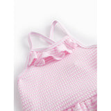 MarMar Seersucker Swim Pink Stripe Swinnie Bathing Dräkt