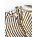 MarMar Seersucker Swim Dark Bronze Stripe Swal Dräkt