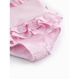MarMar Seersucker Swim Pink Stripe Swinnie Bathing Dräkt