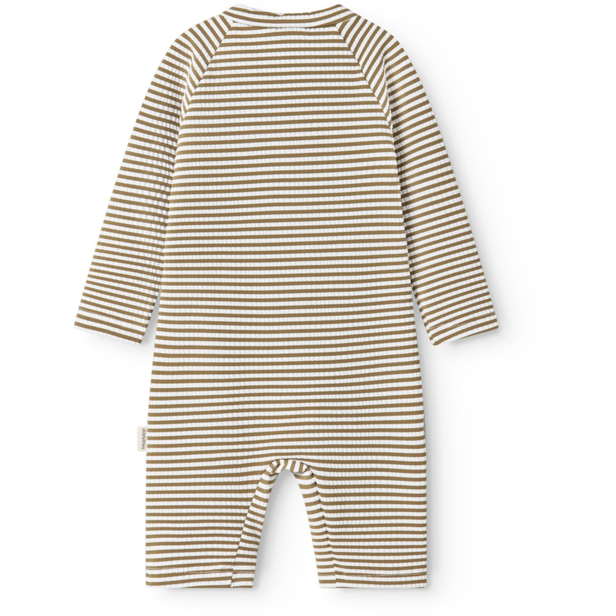 MarMar Seersucker Swim Dark Bronze Stripe Swal Dräkt