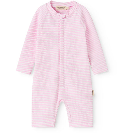 MarMar Seersucker Swim Pink Stripe Swal Dräkt