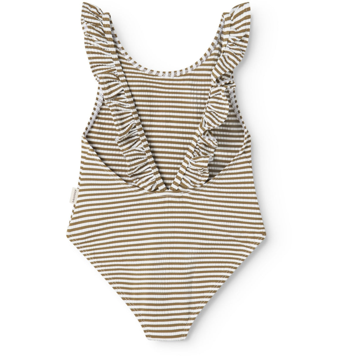 MarMar Seersucker Swim Dark Bronze Stripe Swilla Bathing Dräkt