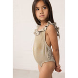MarMar Seersucker Swim Dark Bronze Stripe Swilla Bathing Dräkt