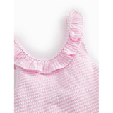 MarMar Seersucker Swim Pink Stripe Swilla Bathing Dräkt