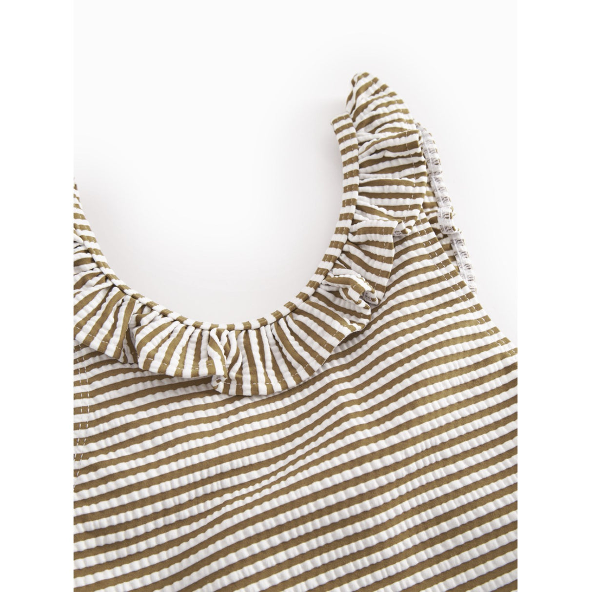 MarMar Seersucker Swim Dark Bronze Stripe Swilla Bathing Dräkt