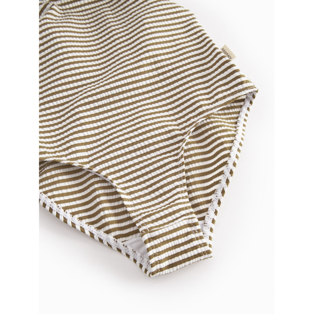 MarMar Seersucker Swim Dark Bronze Stripe Swilla Bathing Dräkt