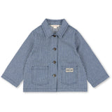 Konges Sløjd Blue Stripe Luc Skjorta Jacka Gots