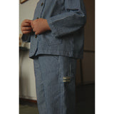 Konges Sløjd Blue Stripe Luc Byxor Gots