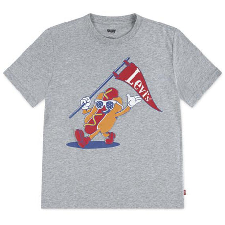 Levi's Grey Heather Lvb Parading Hot Dog T-Shirt