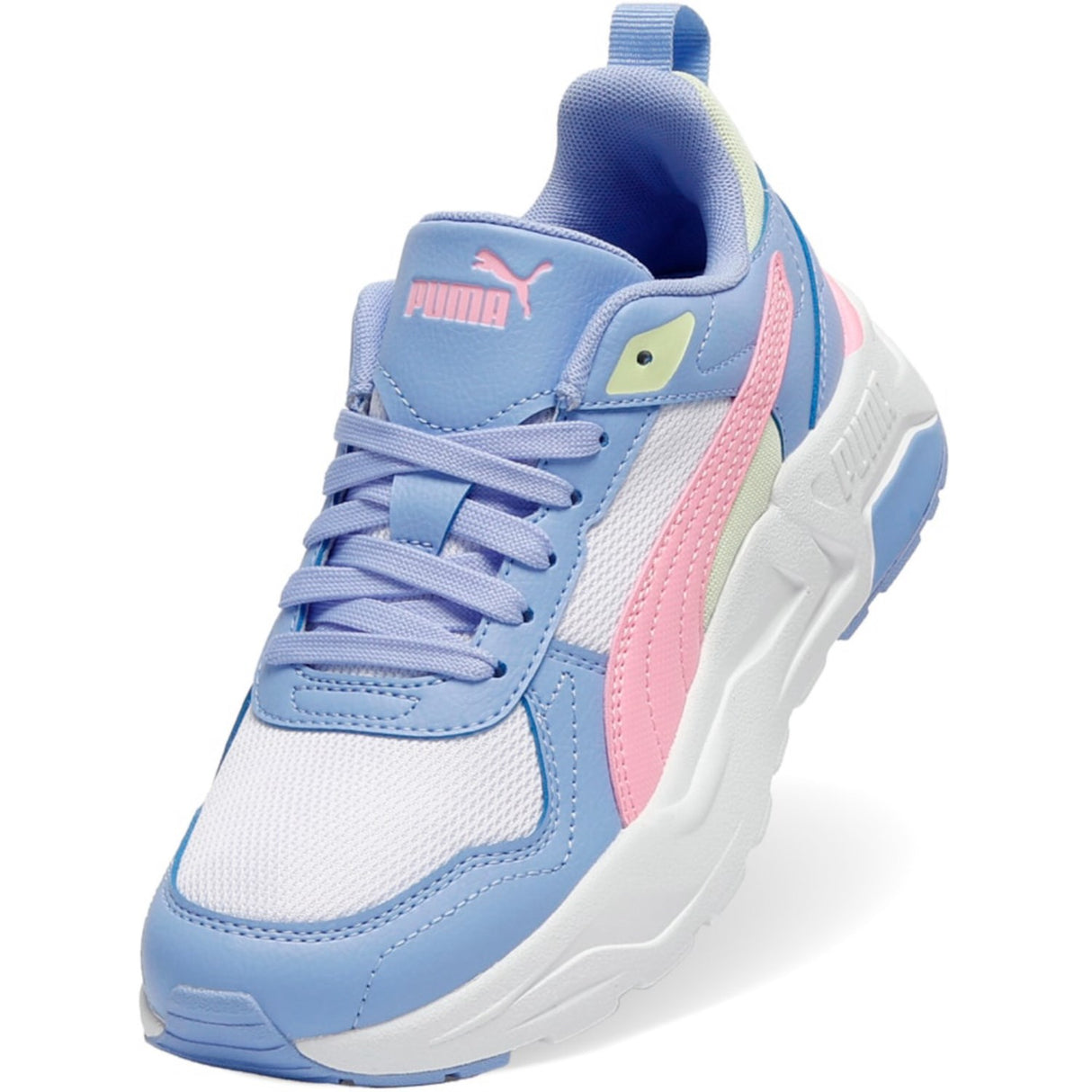 Puma White-Pink Shimmer-Intense Lavender Trinity 2 LT Jr