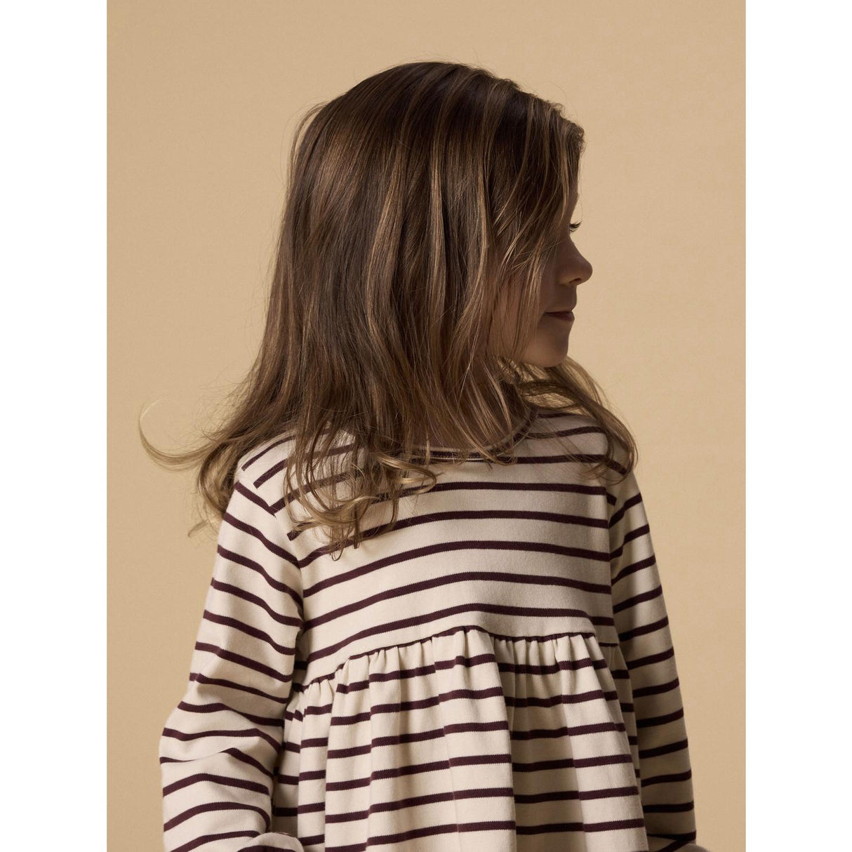 Lil'Atelier Turtledove Catawba Grape Nmflimia Ls Loose Klänning Lil