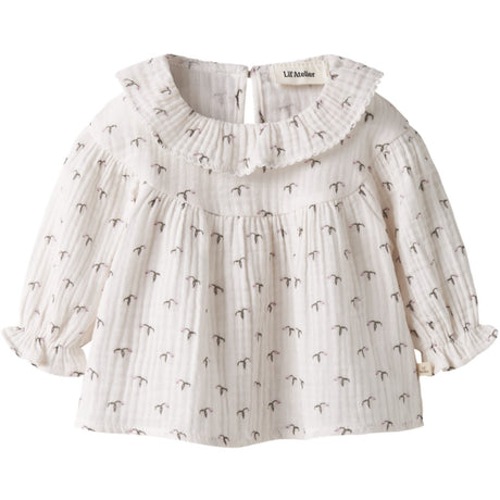 Lil'Atelier Almost Mauve Nbfsolina Ls Loose Skjorta Lil