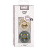 Bibs Vanilla/Pine Napp Colour 2-Pack Latex