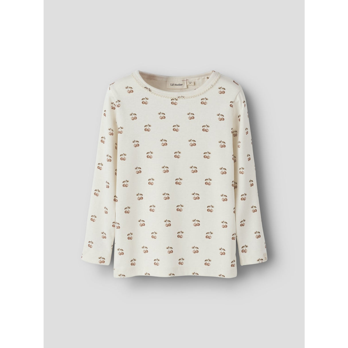 Lil'Atelier Coconut Milk Cherry Nmflayo Sig Ls Slim Topp Lil