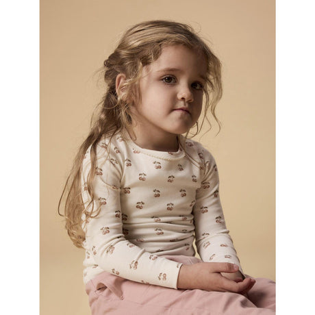 Lil'Atelier Coconut Milk Cherry Nmflayo Sig Ls Slim Topp Lil