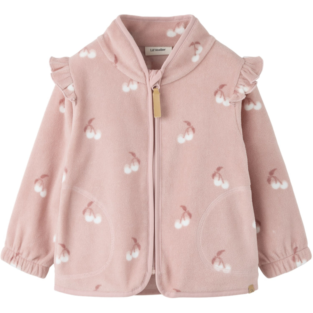 Lil'Atelier Misty Rose Cherry Nmflaspektra Fleece Jacka Fo Lil
