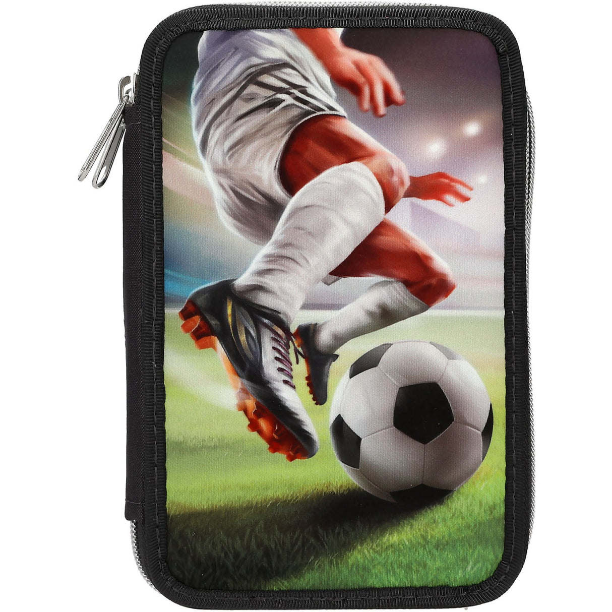 Dino World Action Word Dubbel Pencil Case Football