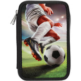 Dino World Action Word Dubbel Pencil Case Football