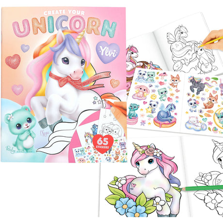 Ylvi Create Your Unicorn Colouring Bok