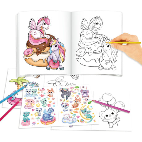 Ylvi Create Your Unicorn Colouring Bok
