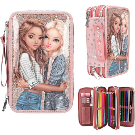 TOPModel Dots Triple Pencil Case