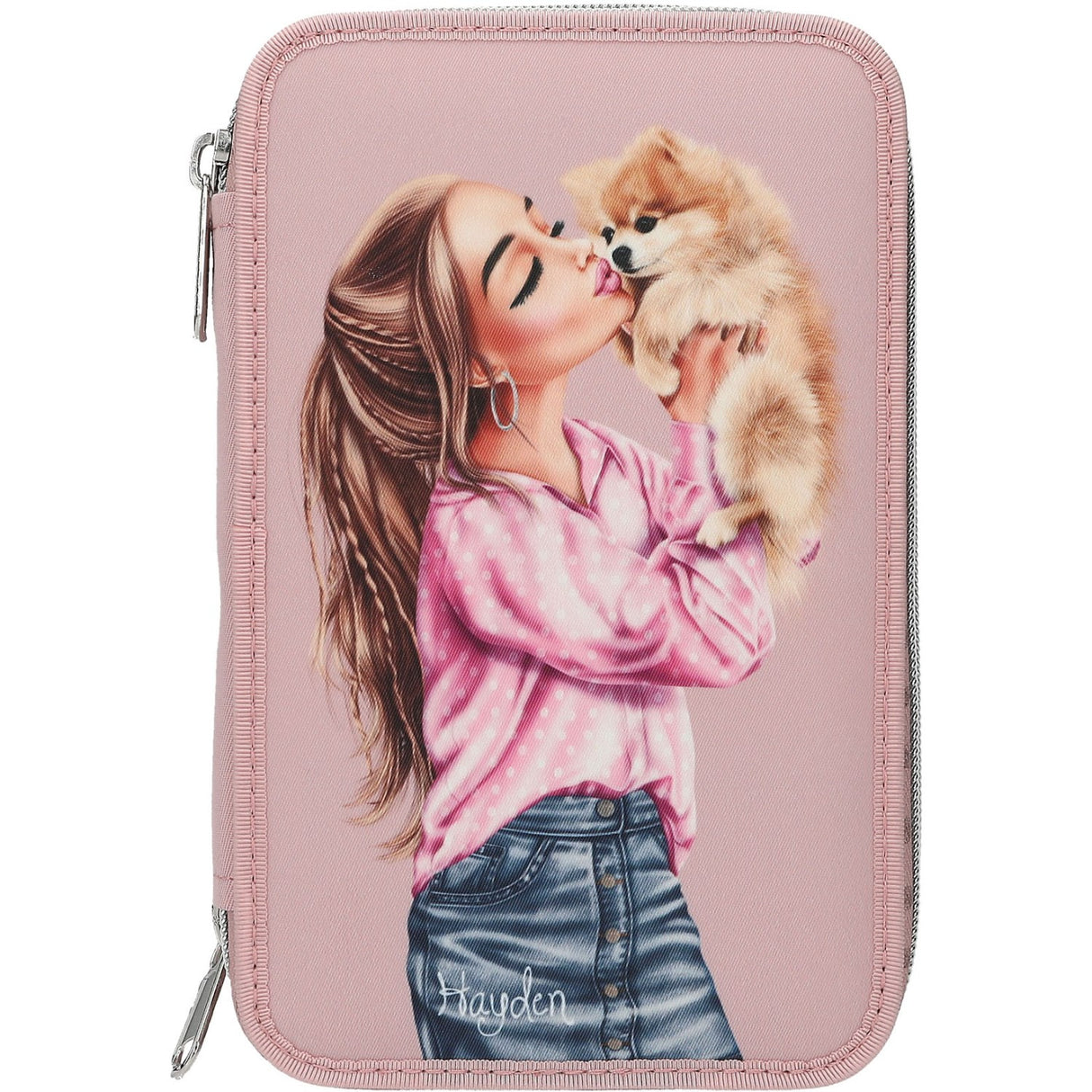 TOPModel Dots Dubbel Pencil Case
