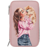 TOPModel Dots Dubbel Pencil Case