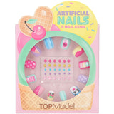 TOPModel Candy Glam Artificial Nails Och Deco Stone Sett