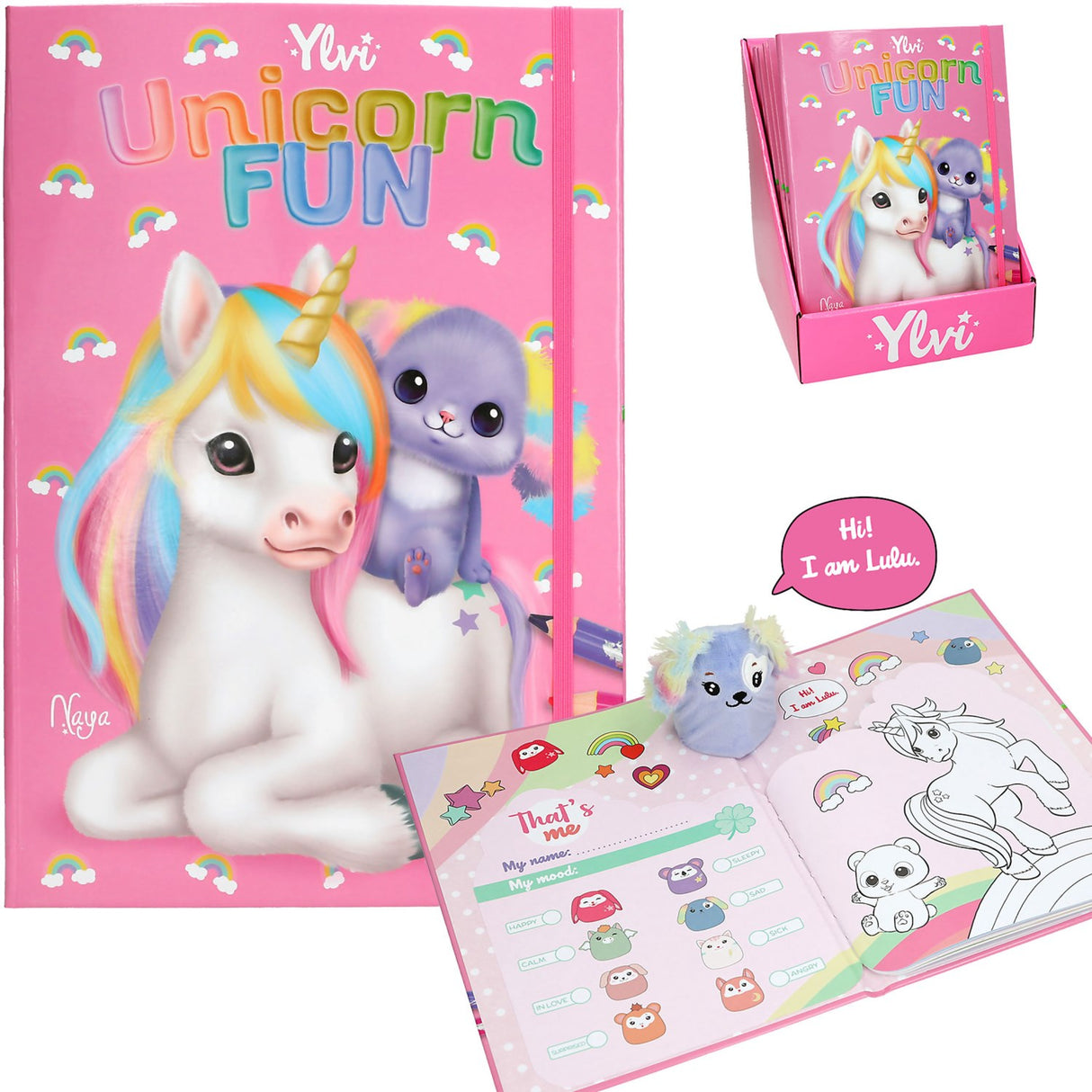 Ylvi Unicorn Fun Colouring Bok