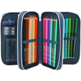 Dino World Triple Pencil Case