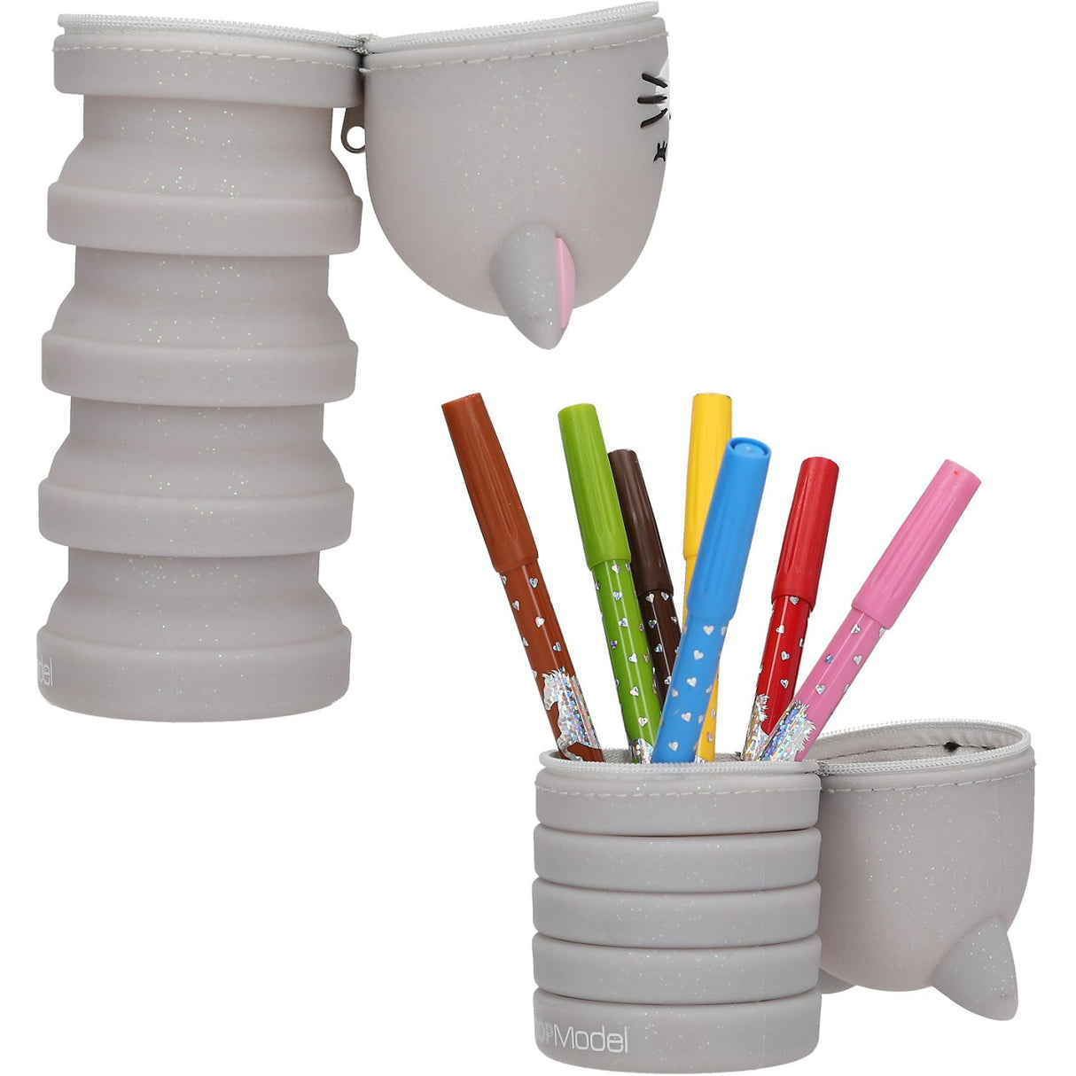 TOPModel Blooming Kitty Silikon Pencil Tube Assorteret