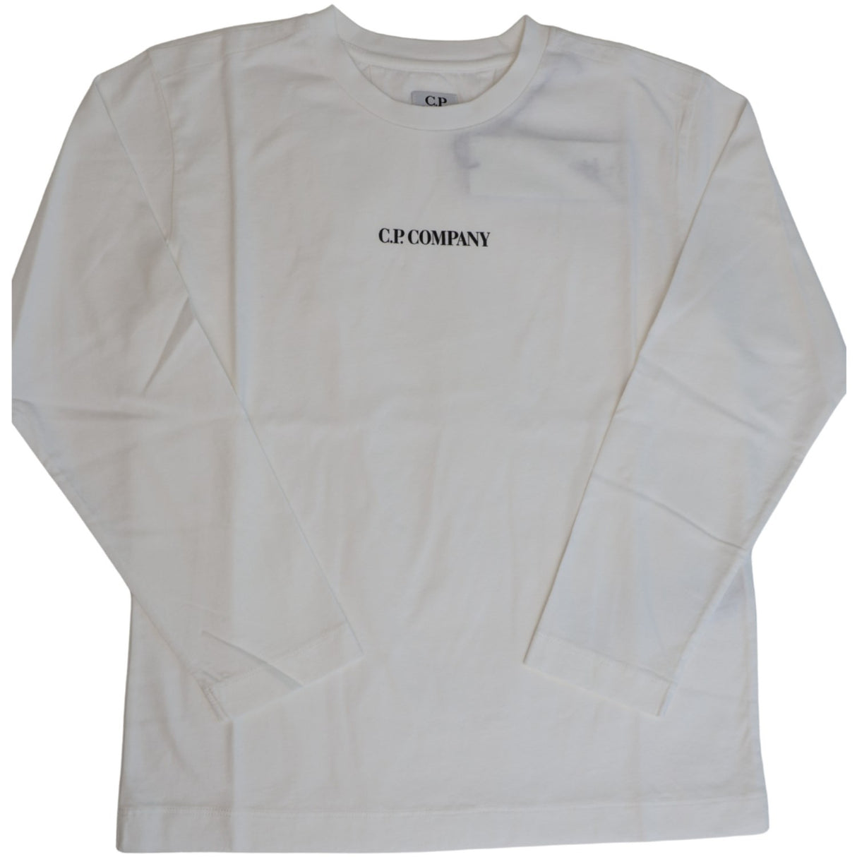 C.P. Company Gauze White Long Ärmar T-Shirt
