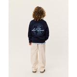 Les Deux Kids Dark Navy Globe Sweatshirt