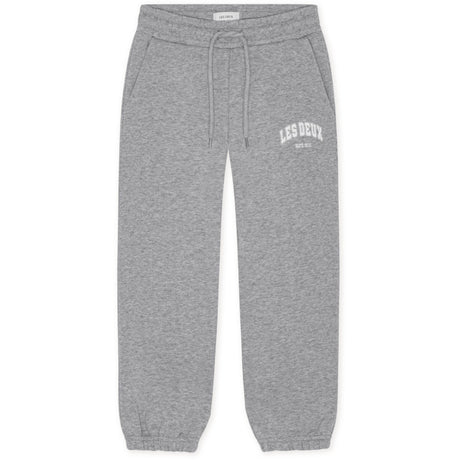 Les Deux Kids Grey Melange Hoop Sweatpants