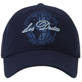 Les Deux Kids Dark Navy Globe Logo Dad Keps