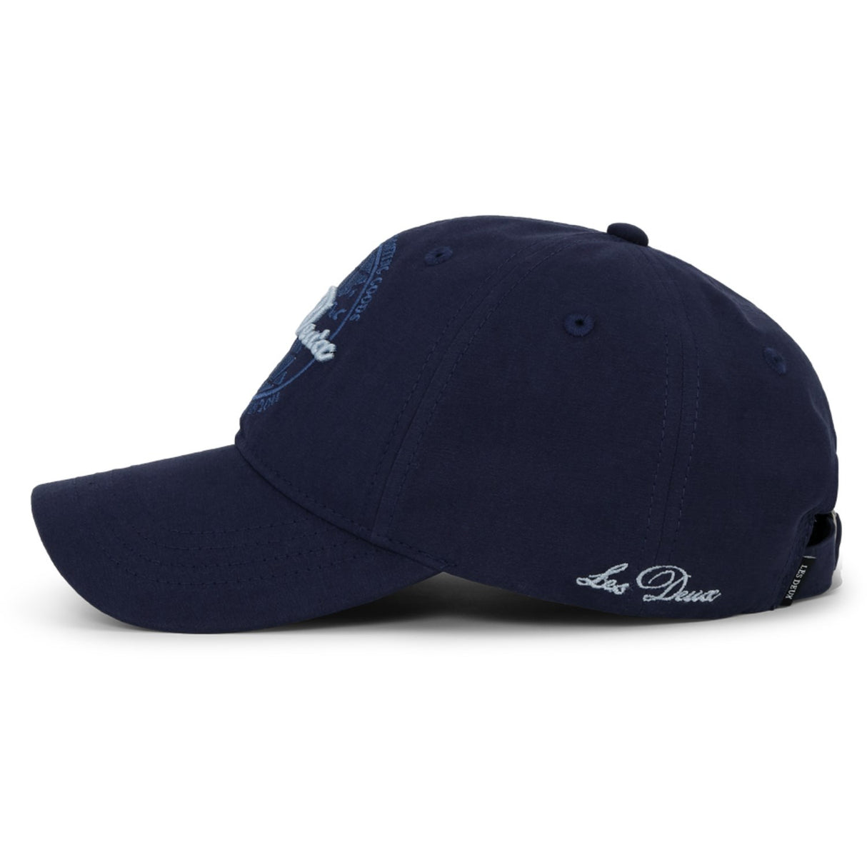 Les Deux Kids Dark Navy Globe Logo Dad Keps