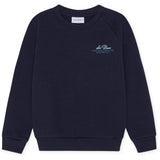Les Deux Kids Dark Navy Globe Sweatshirt