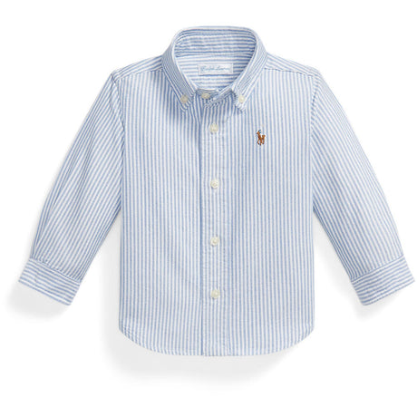 Ralph Lauren Baby Lt Blue Stripe Sport Skjorta
