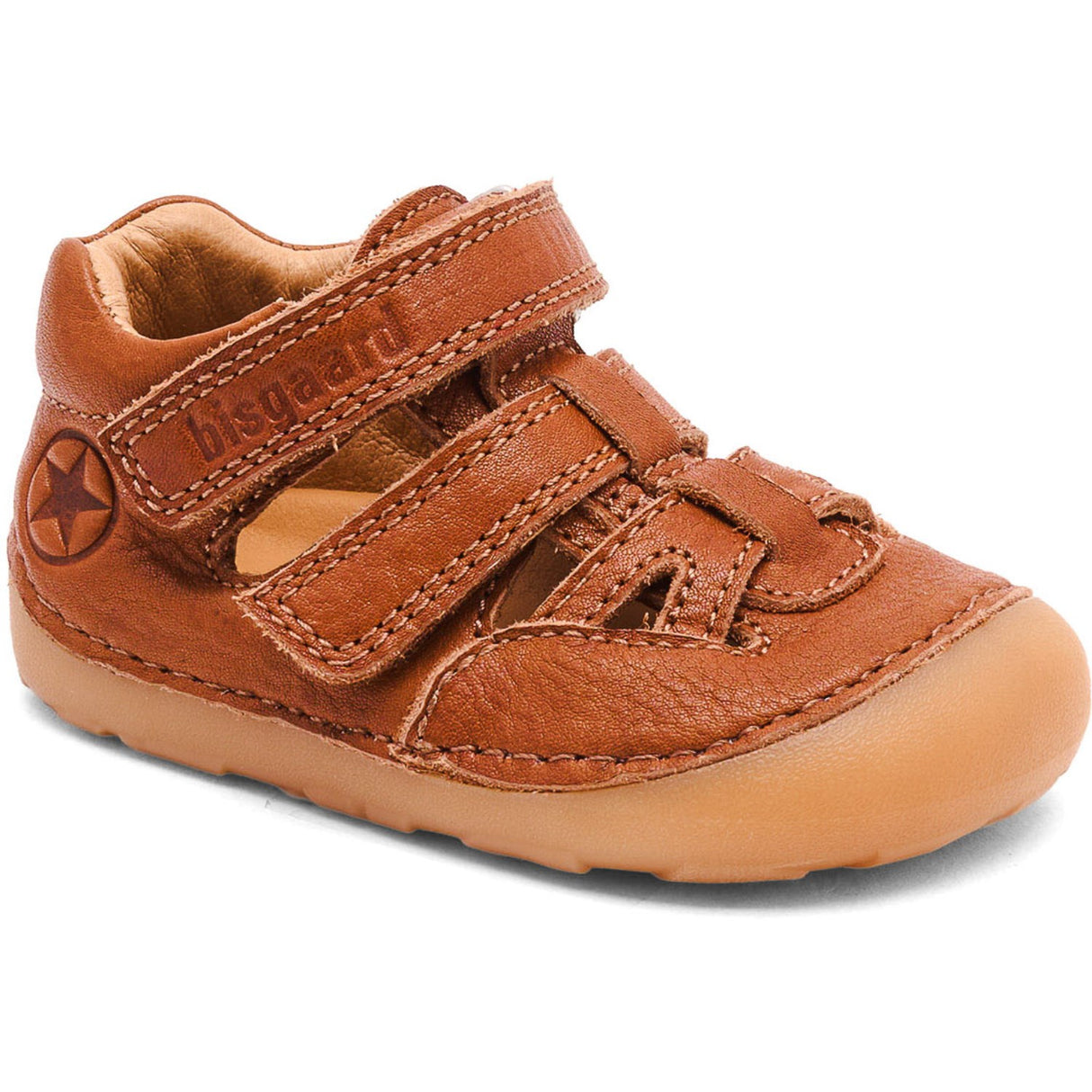 Bisgaard Cognac Barefoot Tate Sandal