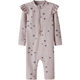 Name It Burnished Lilac Nmfzippa 3/4 Uv Baddräkt